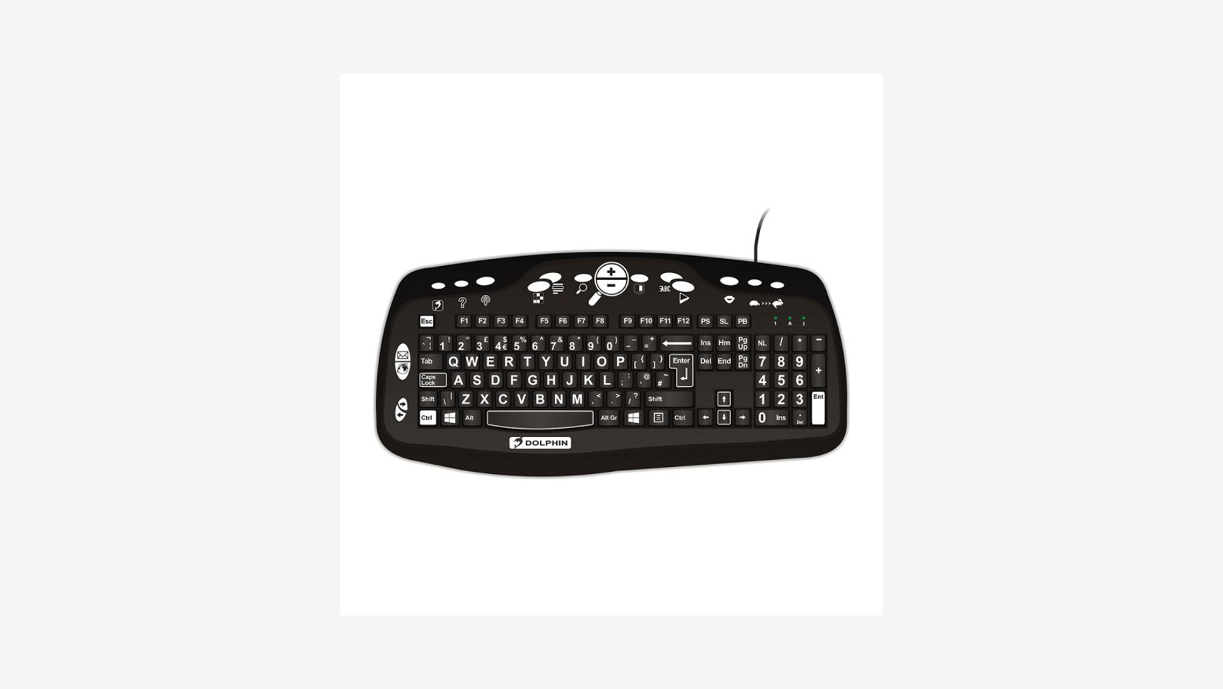 Dolphin Large Print Keyboard