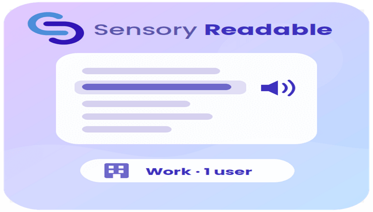 Sensory Readable v3 — Text to Speech & Accessibility Software for PC ...
