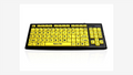 Accuratus High Visibility Keyboard - Monster 2 Bluetooth &  RF - Multi-device