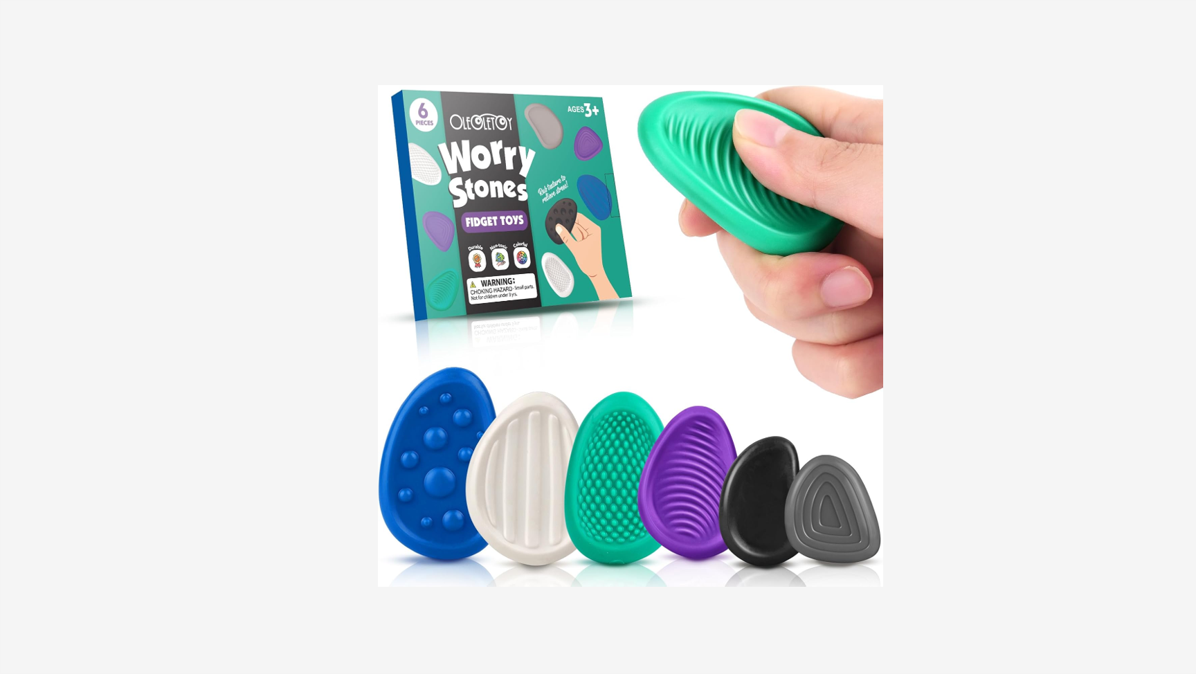 Adults Sensory Textured Worry Stone